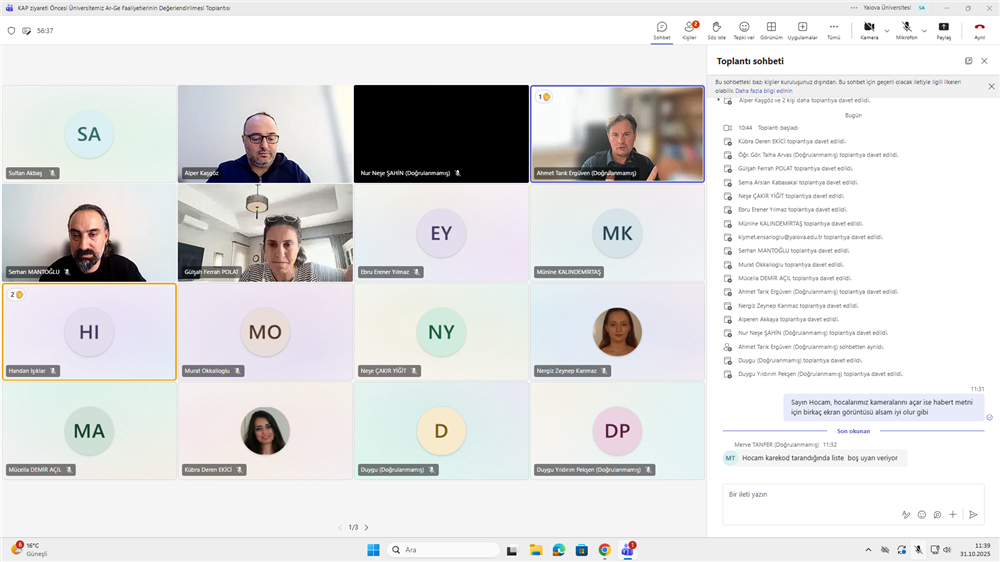 Üniversitemizde “Ar-Ge Faaliyetlerinin Değerlendirilmesi” Toplantısı Gerçekleştirildi