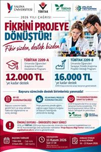 TÜBİTAK 2209-A ve 2209-B Programları 2026 Yılı Başvuruları Başladı